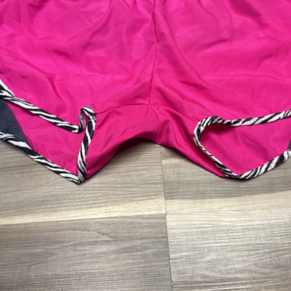🏴 Soffe Pink and Black Athletic Shorts Lightweight Elastic Waist - Picture 3 of 7